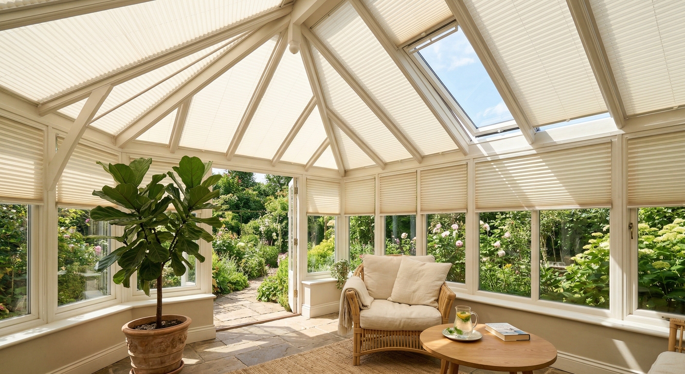 Conservatory Blinds: Keeping Cool in Summer Without Losing the Light