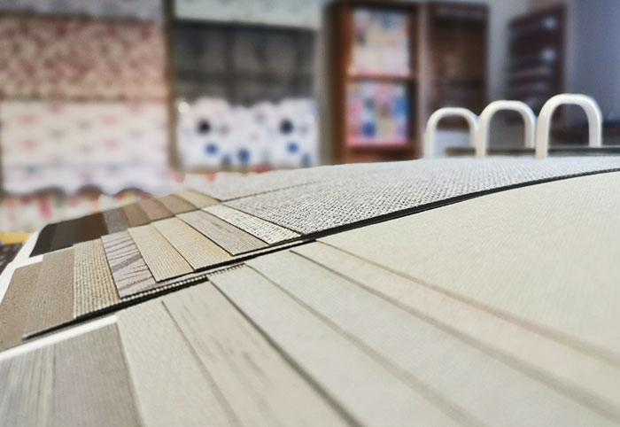 Blind fabric samples