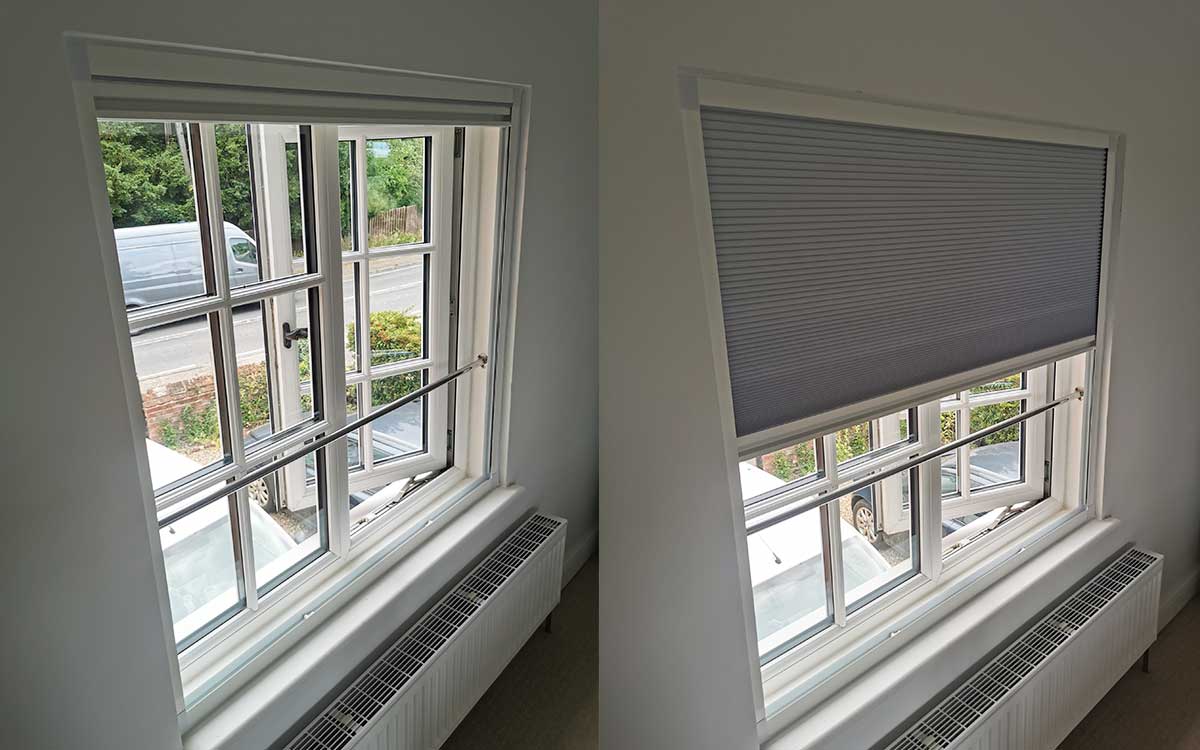 Nightshade blackout blind installation