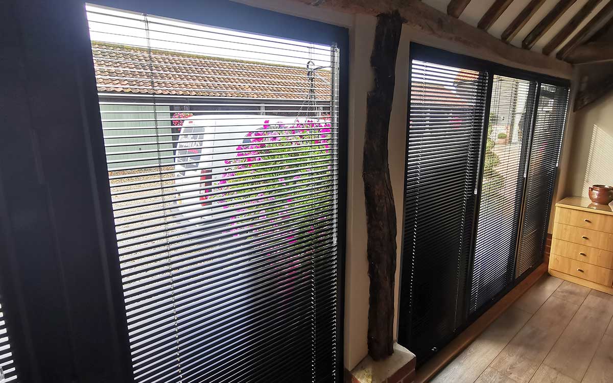 Perfect Fit blinds fitted on UPVC windows