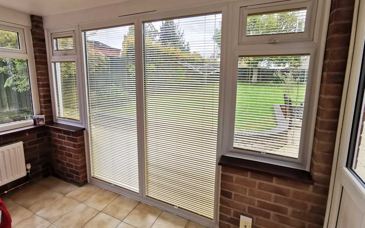 Perfect Fit blinds on a tilt-and-turn window